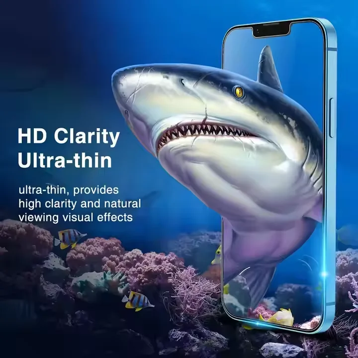 product high clear 3d phone glass for iphone 17 pro max screen protector tempered glass high adhesive anti  scratch anti fingerprint-7