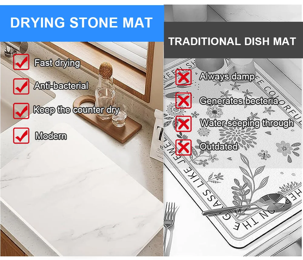 New Marble Hard Diatomite Quick Drying Kitchen Counter Mats Absorbent   H4da6fef9b59246fdb25317b6263933740 