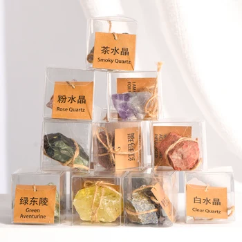 2025 New Design Single Specimen Raw Stone Display Box Crystal Collection