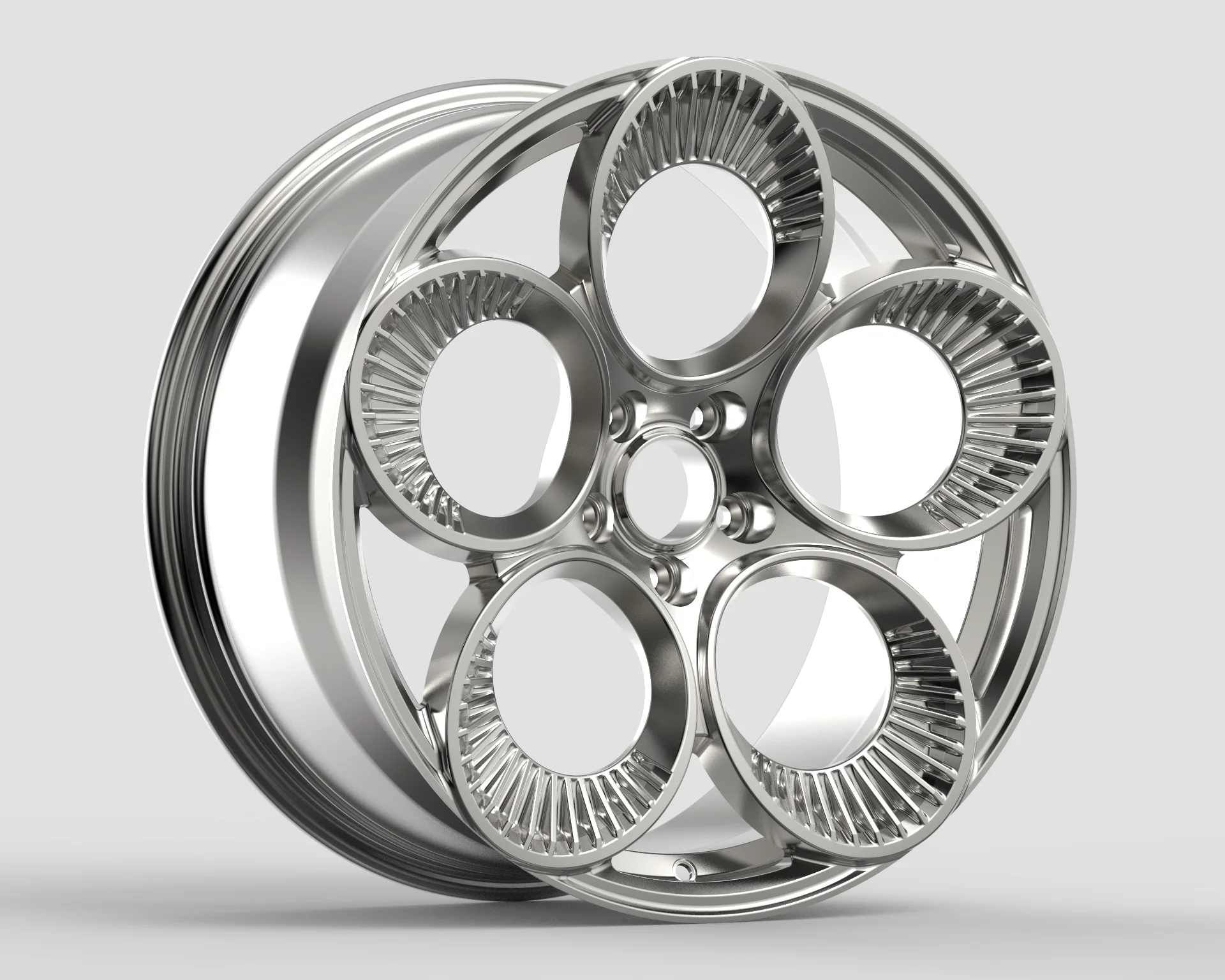 Custom Four-Leaf Clover Forged Aluminum Wheels for Alfa Romeo