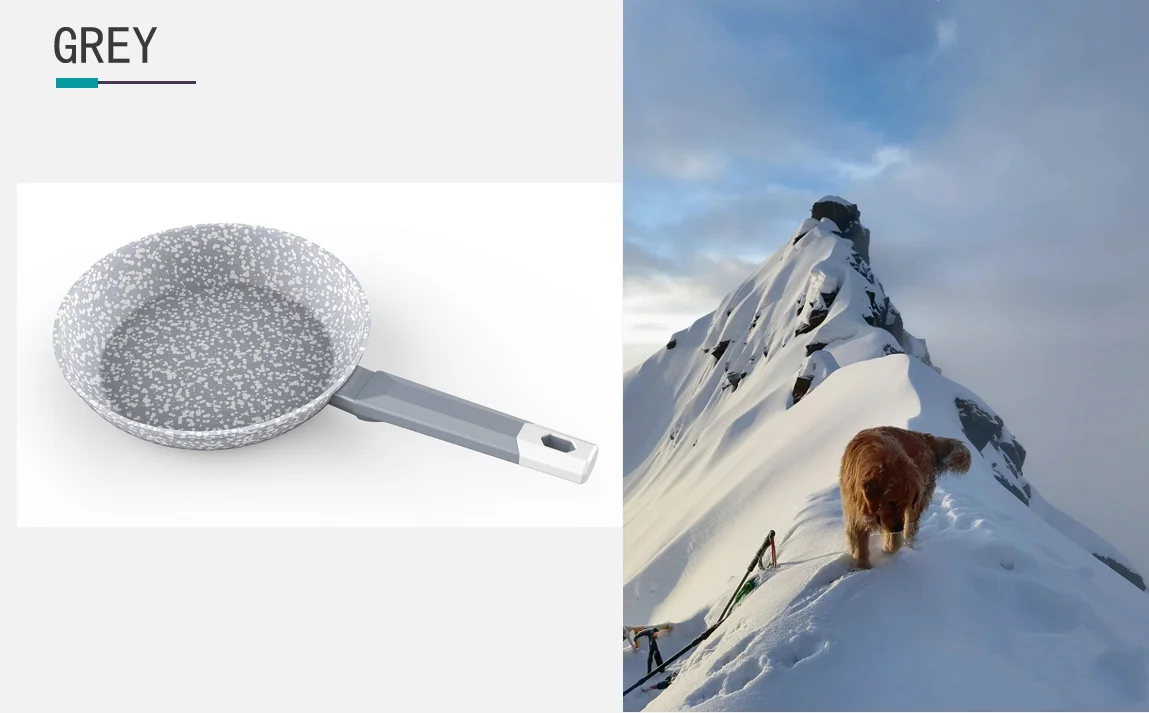 Snow Mountain Cookware Pots And Pans 2023 New Design Aluminum