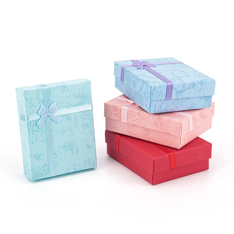 Wholesale Friendly Design Small Cardboard Jewelry Boxes Custom Print