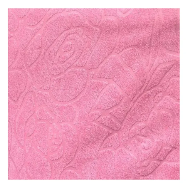 1117-2#Hot selling polyester knitted towel jacquard fabric