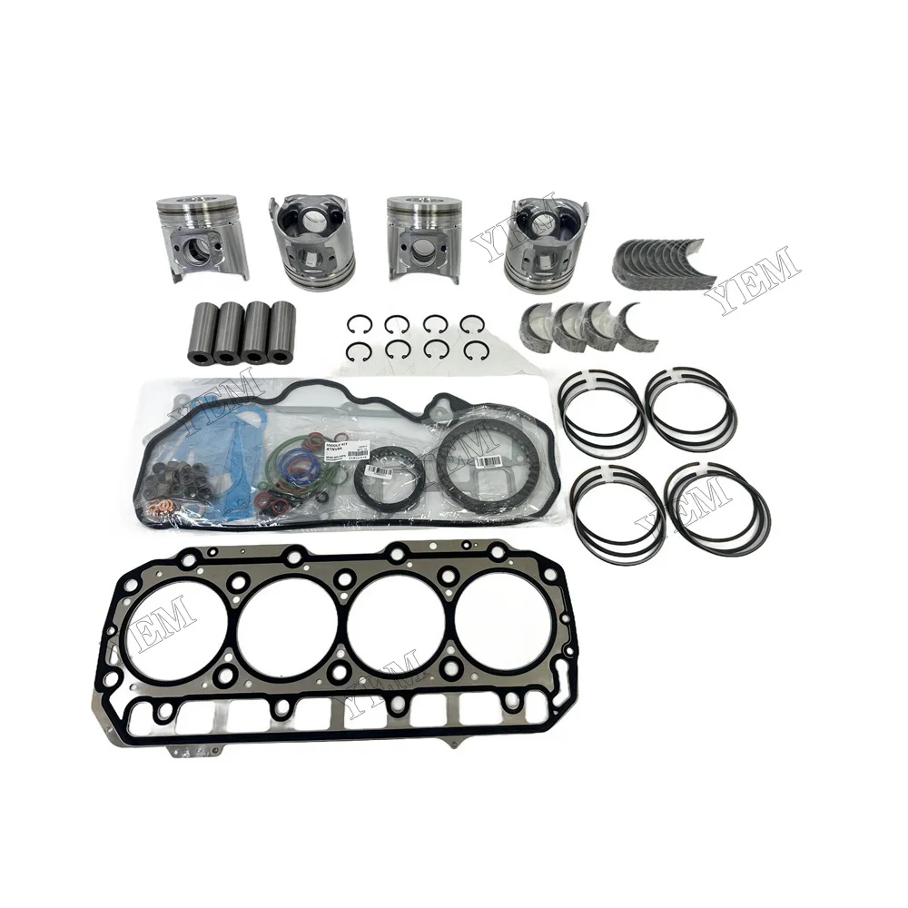 Overhaul Re-ring Kit for Volvo Engine D3.4 D3.4DCAE3 D3.4A Loader MC90B MC110B 2