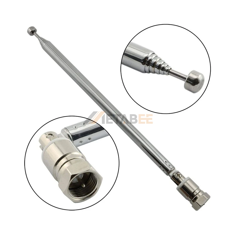 Kit d'antenne stéréo FM, Ancable 75 Ohm, Antenne radio dipôle FM pour récepteur radio haut de