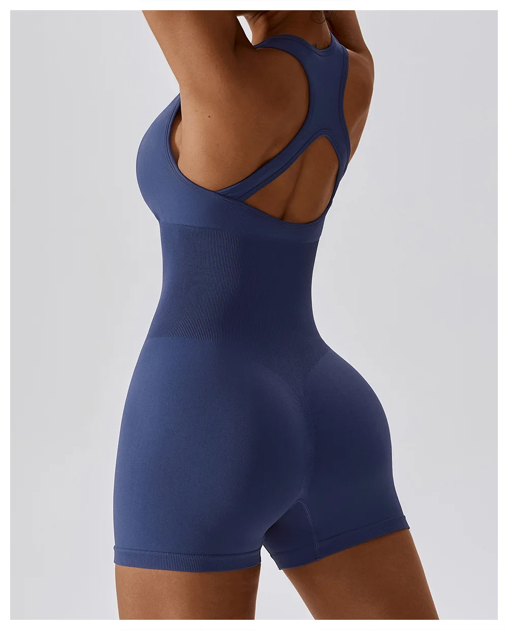 High Quality Onepiece Yoga Wear Tight Bodysuit Seamless Bodysuits