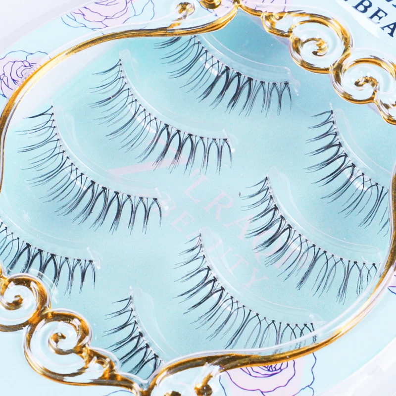 Накладные ресницы в японском стиле, макияж, ультралегкие Накладные ресницы ручной работы, мягкие верхние и нижние ресницы