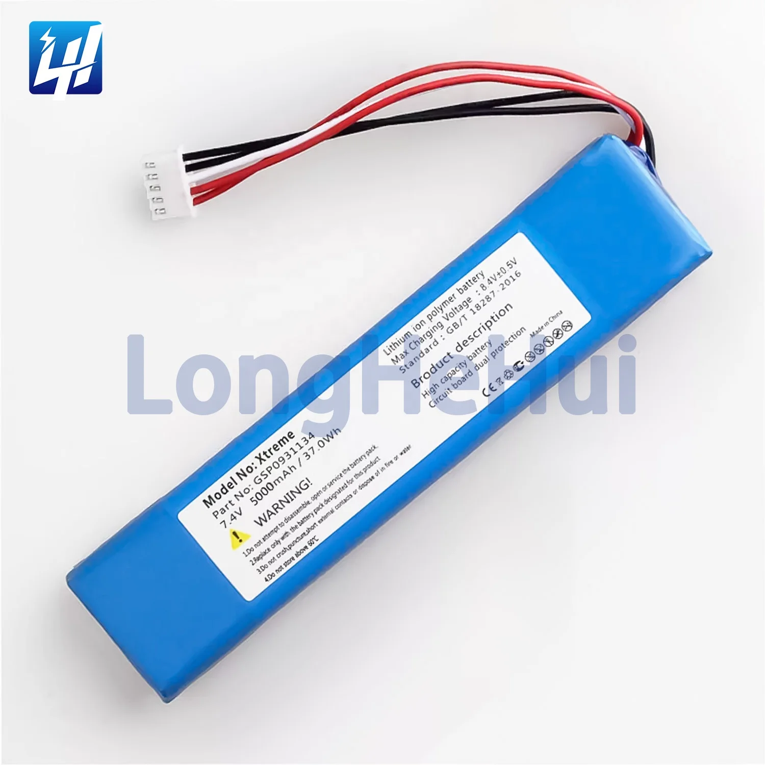 GSP0931134 3.7V 5000mAh Batteries intégrées pour téléphone portable J Bl Xtreme 1 Speaker Battery Replacement