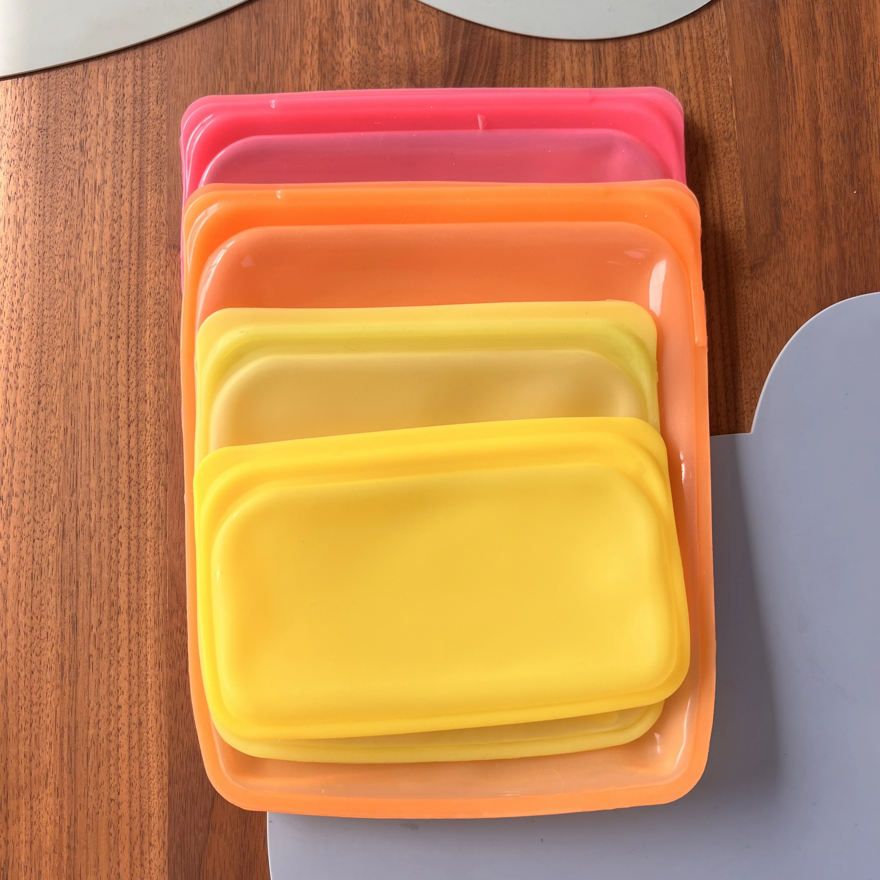 Freezer Leakproof Zipper Zipper Finishing Packing Fresh Keeping Reusable Storage Bags PEVA China Clear Space Home Food Silicone