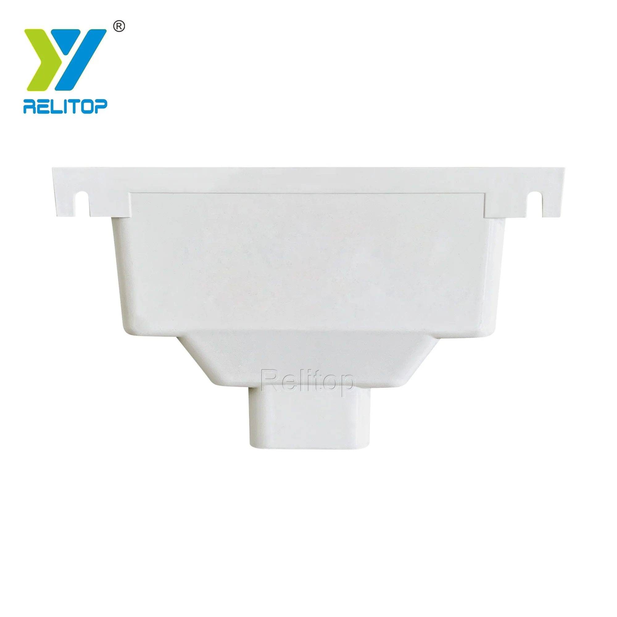 PVC Downpipe Drainage Gutter Downpipe System Independent Rainwater Bucket Gutter Downpipe