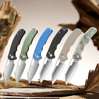 Precision Craft OEM G10 Handle Folding Knife Outdoor Camping High Hardness D2 Stainless Steel Hunting Fishing Pocket Knives