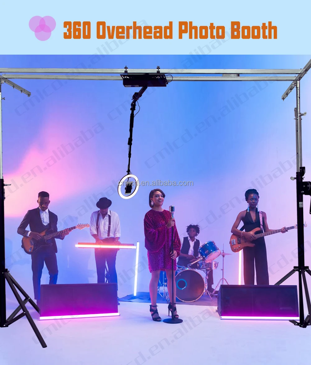 Overhead 360 Photo Booth Powered By Battery Work With Smart Phone Ipad ...