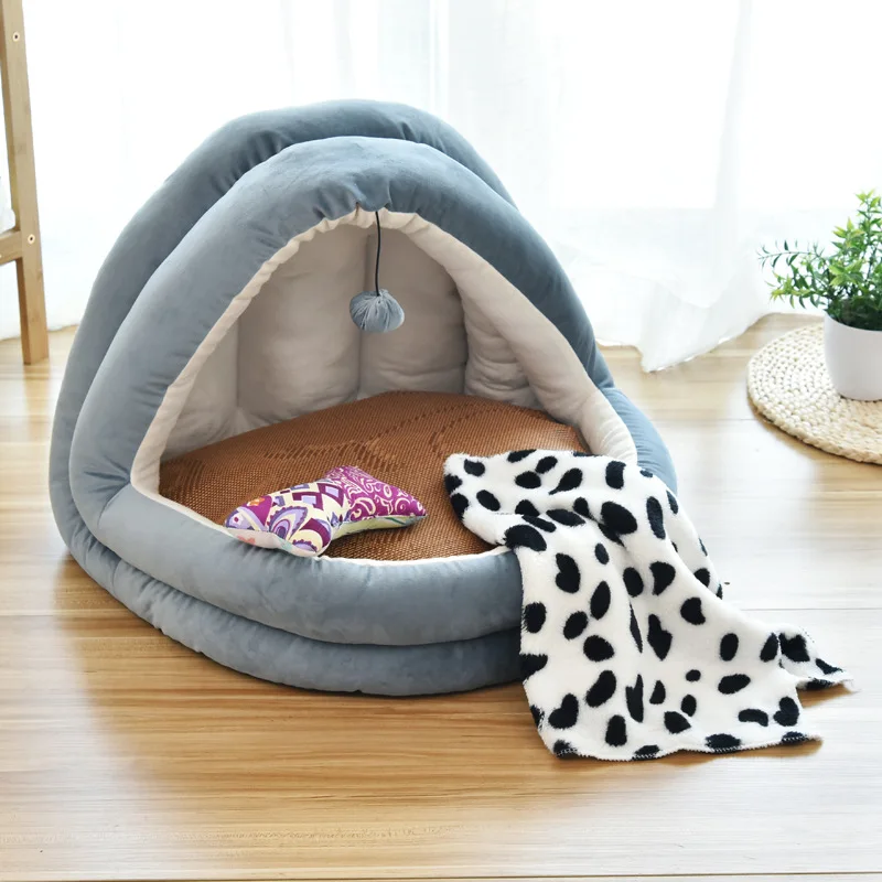 Wholesale Wholesale cute baseball hat dog bed warm cat house pet supplies pet  bed From m.