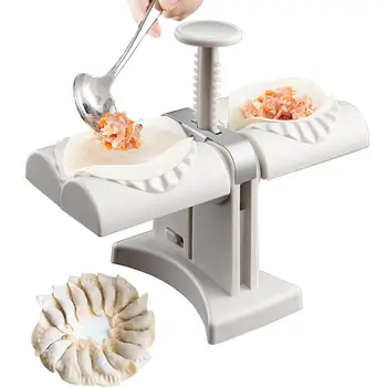 2 in 1 dumpling maker Household Double Molde Automatic Dumpling Maker Mould Dumpling Press Mold Kitchen Accessories