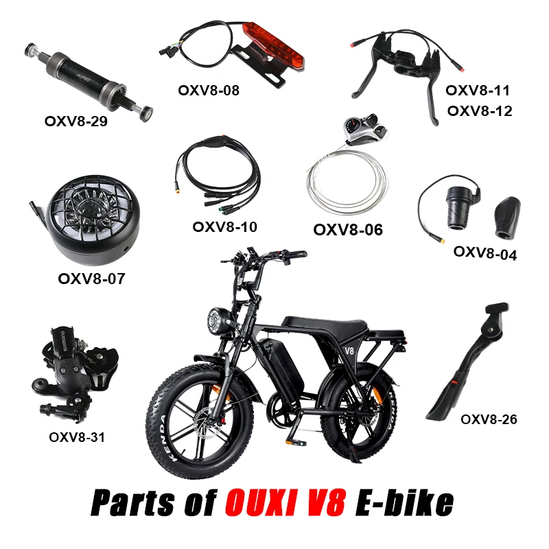 New Image OUXI V8 Electric Bike LCD Display - Easy Install