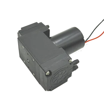 LH-401 Dual Head Brushless Micro Diaphragm Vacuum Pump High Negative Pressure 95KPA 15LPM Watering Liquid Usage for DC12V 24V