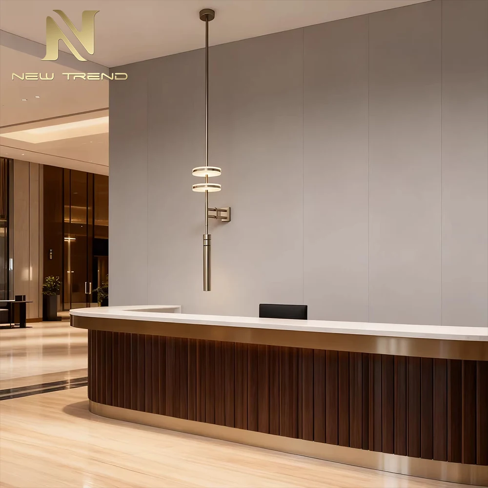 CPL-481 Luxury Brushed Bronze Wall Sconce – Modern Dual Acrylic Disc LED Lamp for Boutique Hotel Corridor