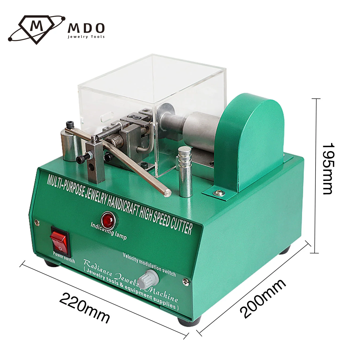 Factory Guaranteed Quality Metal Wire Cutting Tools Equipment 6800rpm Cutter Jewelry Multipurpose Diamond Gem Cutting Machine