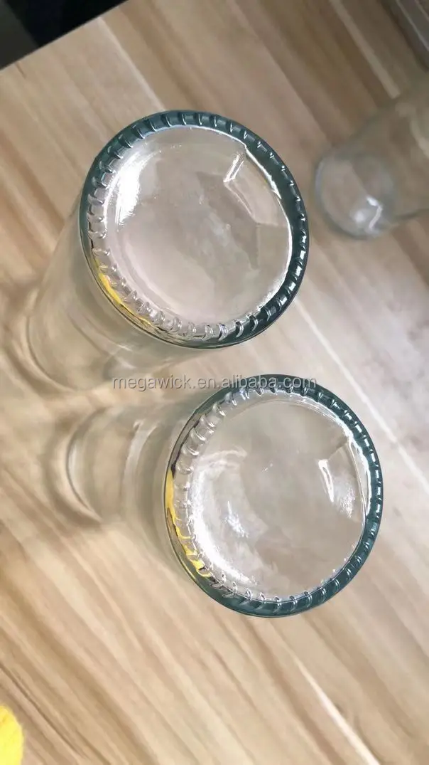 Factory Pillar Glass Jar For Longer Burning 7 Day Candle 6.2x21cm