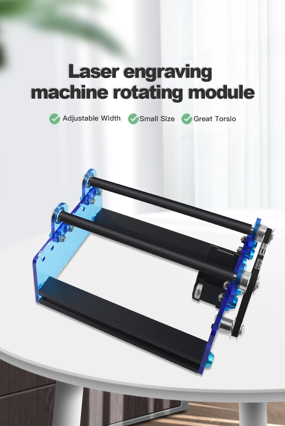FoxAlien R57-41 Y-axis Rotary Roller Engraving Module For Cylindrical Objects Curved Surface - View #2