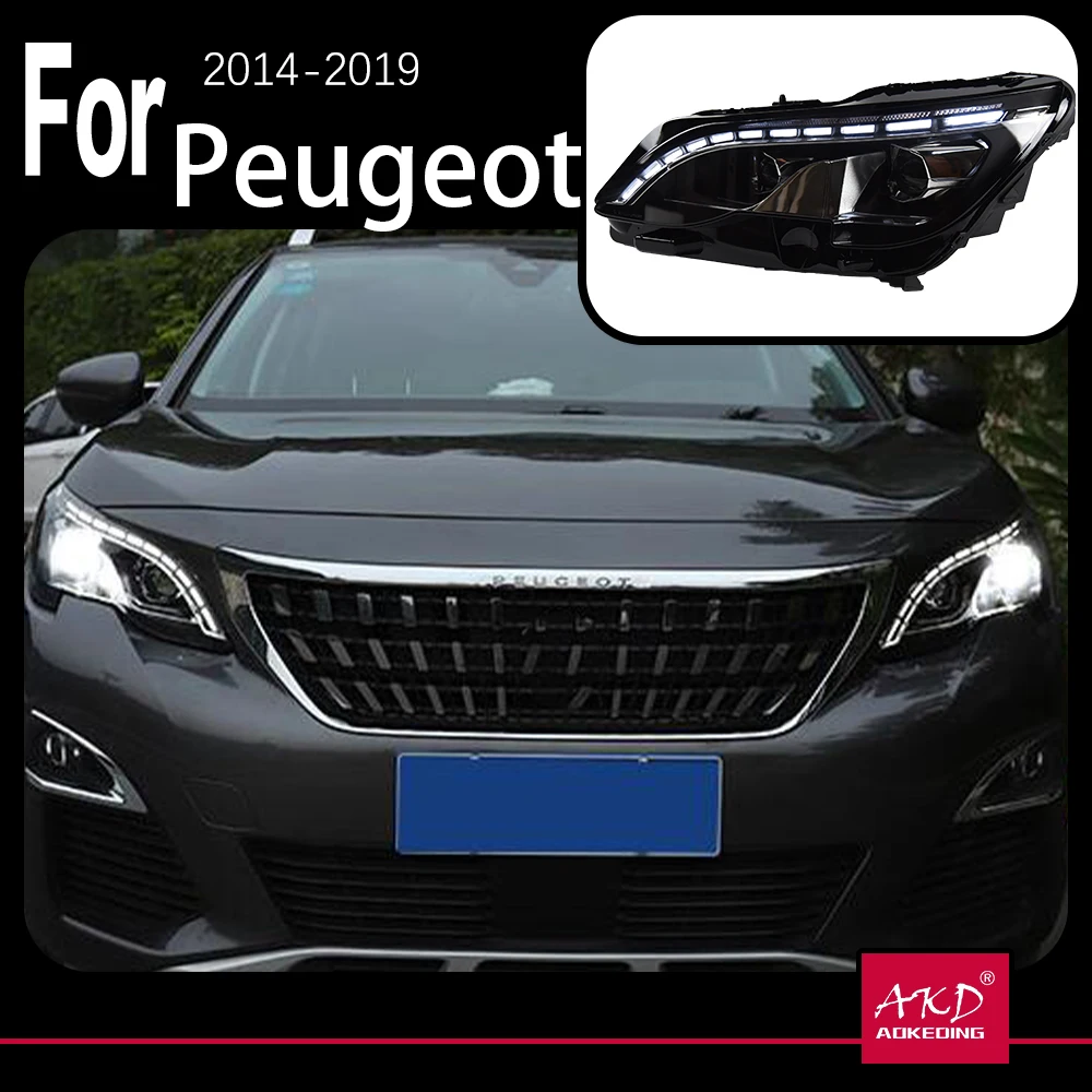 Module Feux De Jour (DRL) Compatible Peugeot 4008 5008 2017-2020 - Circuit Imprimé PCB - Blanc - Pour Amélioration Visibilité Et Style - 7