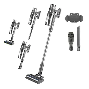 Wholesale Rechargeable 380W Brushless Motor Cyclone Strong Suction 28Kpa Cordless Hand Dry Stick Vacuum Cleaner for Home & Car