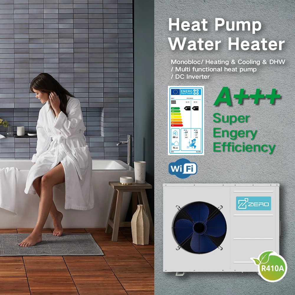 R410a Factory Residential Air To Water Hot Water System Air Source Heat