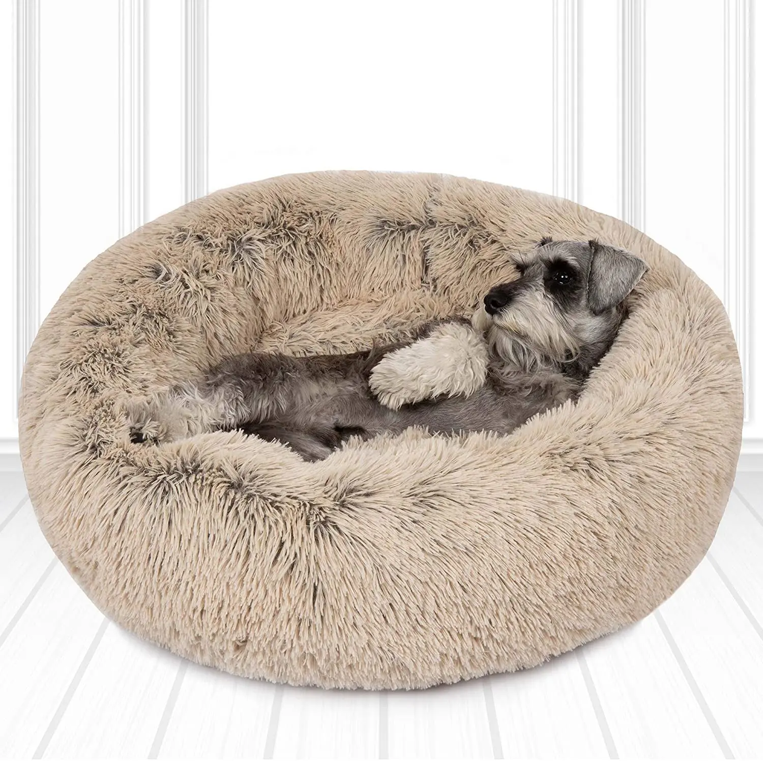 donut dog bed