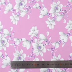 Новейший дизайн персонализированная простая оптовая продажа дешевые красивые цветы вискоза тропический принт ткань