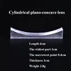 Lente cilíndrica plano-cóncava