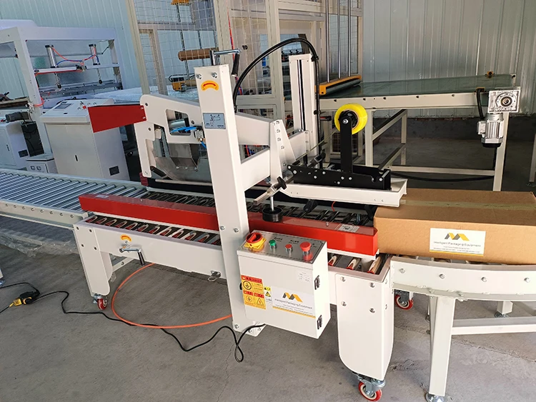 Tape Carton Sealer Semi Automatic Box Sealing Packing Machine and Auto ...