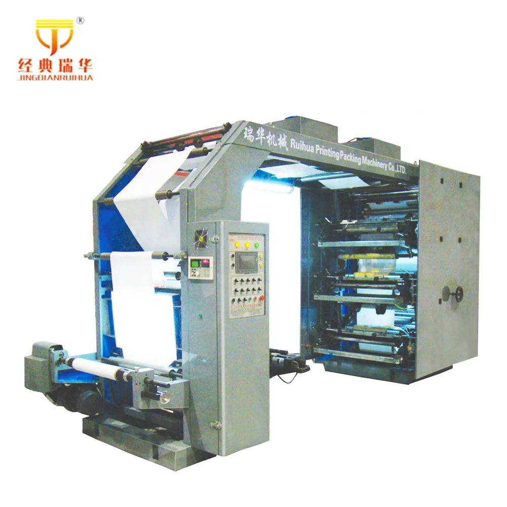 GYT New Condition 6-Color Automatic Flex Printing Machine Letterpress Plate Type for PP Woven Sack & Paper Label