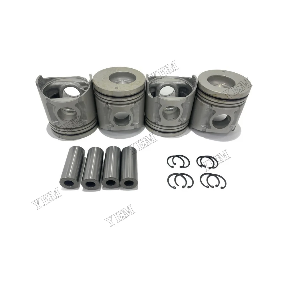 Piston Kit Compatible for Mitsubishi 4D34 Wholesale Engine Parts 4
