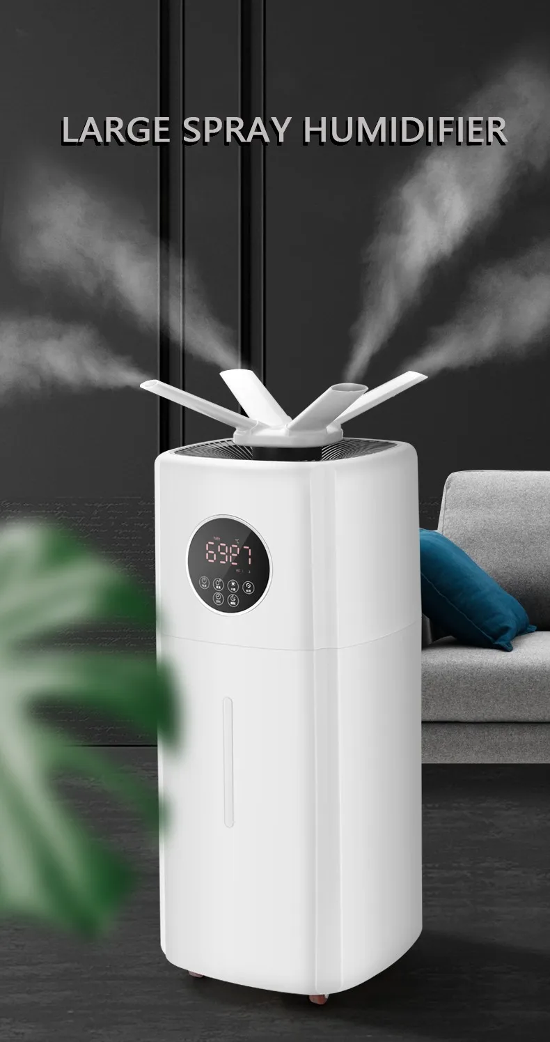 Source Factory Price Oem Customized 21L Home 110w Large Cool Mist Top Filling Industrial Ultrasonic Air Humidifier For Bedroom