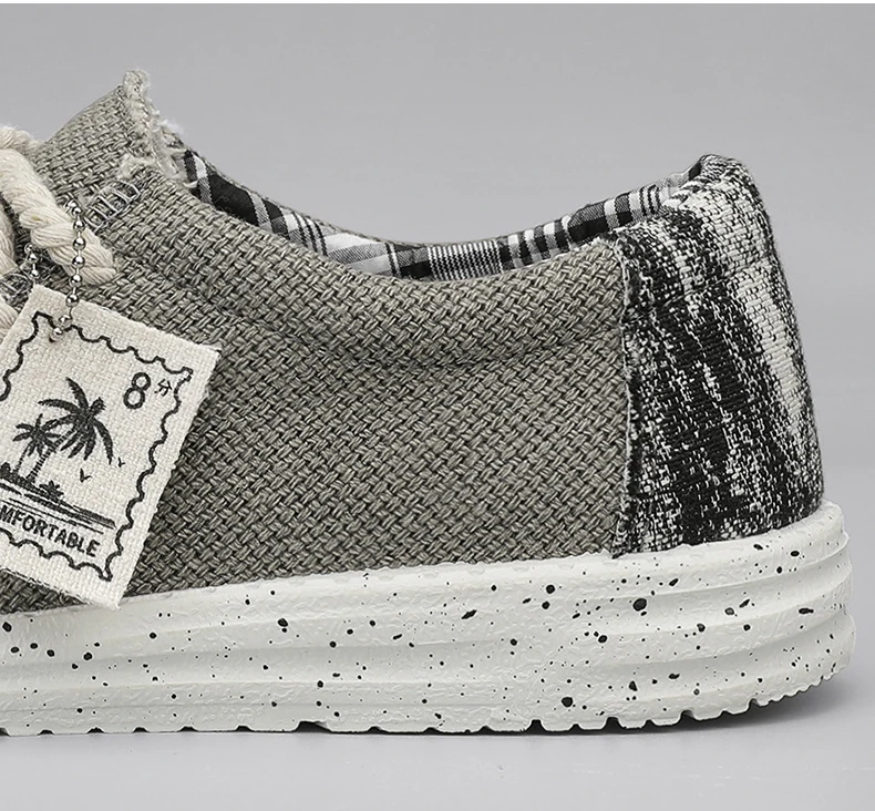 Hot Selling High Quality Canvas Shoes Men Casual Slip On Loafer Shoes Classic Comfortable Canvas