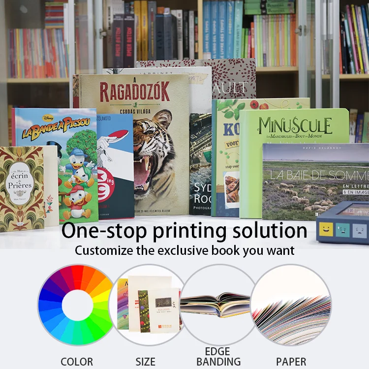 Recyclable Paper Custom Sample Luxury Glossy Brochure Catalog Book Printing Service