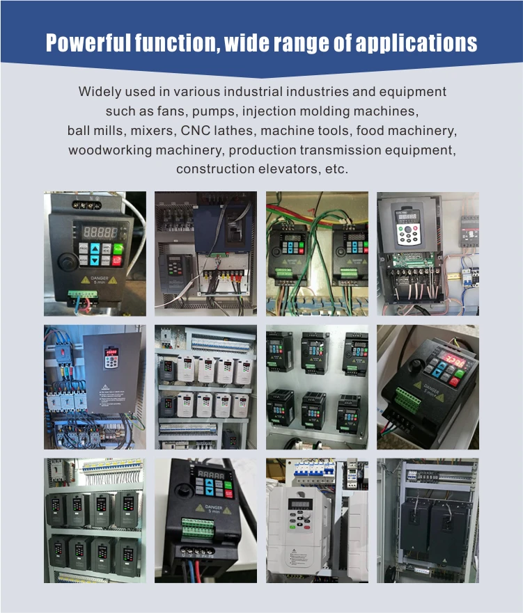 220V 2.2kW Vector Inverter VFD - 3 Phase Variable Frequency Drive for ...