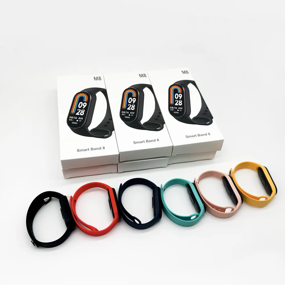 New Arrival 2025 M8 Smart Bracelet Sports Pedometer Watch Band M8 M7 M6 Smart Band Music Control Fitness Tracker