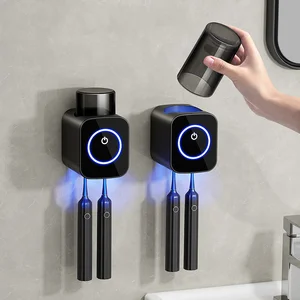 Couple Electric UV Disinfectant Toothbrush Sterilizer Heating Drying Function Multi-purpose Teeth Whitening Ultrasonic