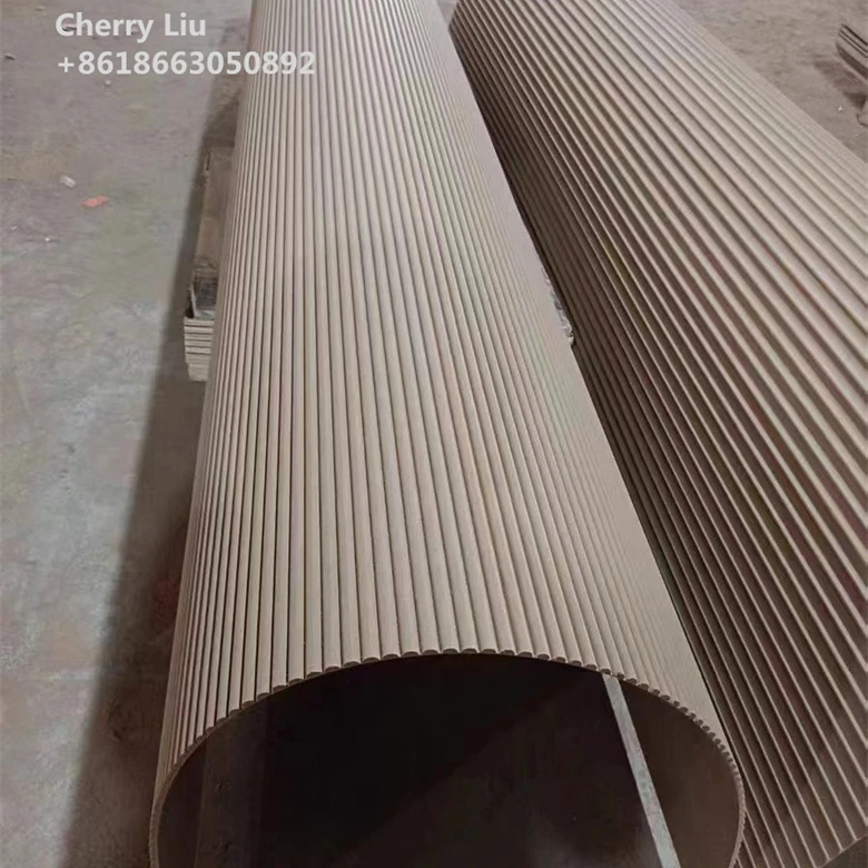 Textured MDF Flexible Curved & Fluted Panels for Living Room Building Materials