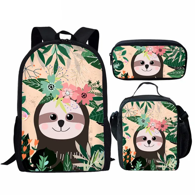 sloth school backpack