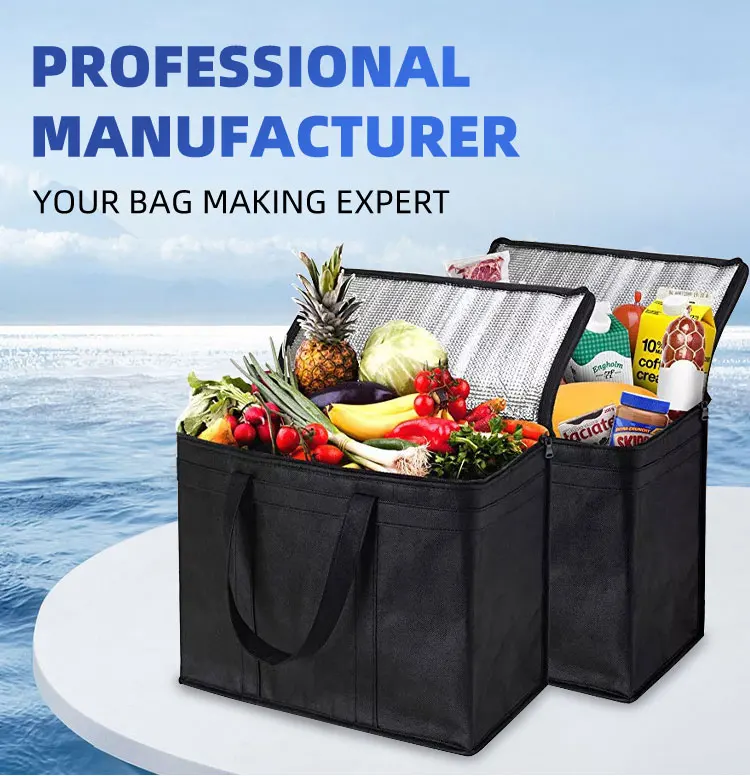 25l Large Capacity Plain Color Portable Thermal Coole Bag For Food ...