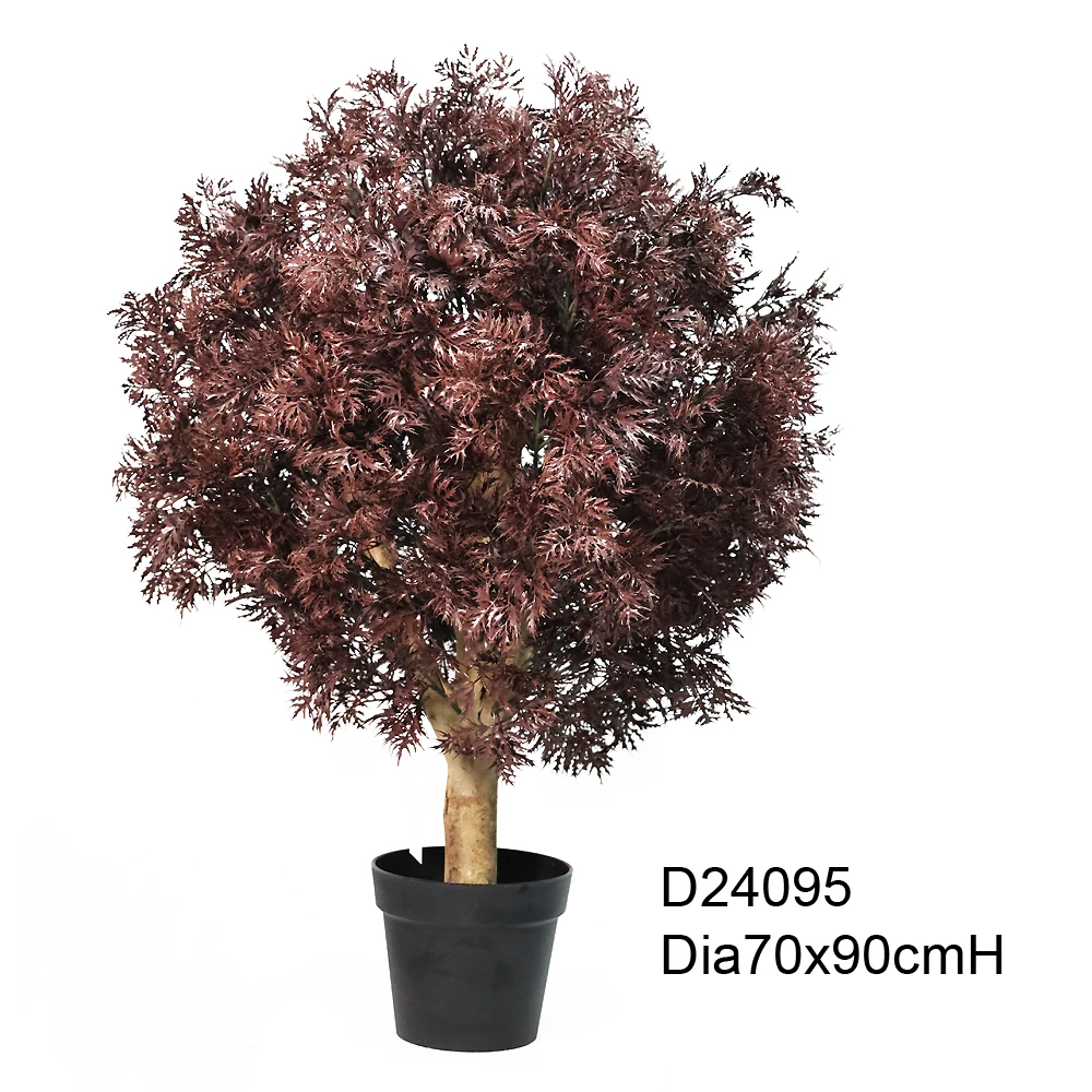 UV-Protected Aralia Tree Topiary Stylish Shaped Indoor Outdoor Artificial Plant in Pot Many Styles Available