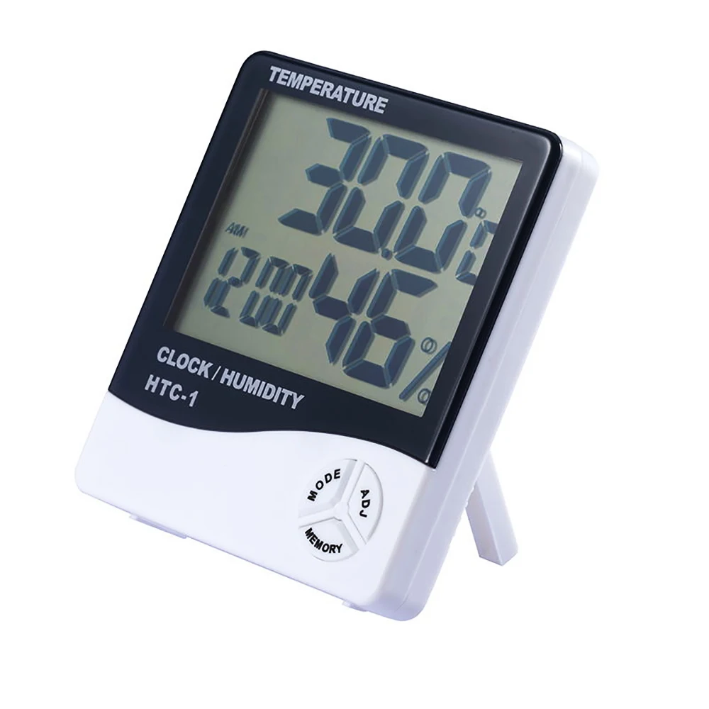 home smart thermo and humidity display hygrometer with lcd