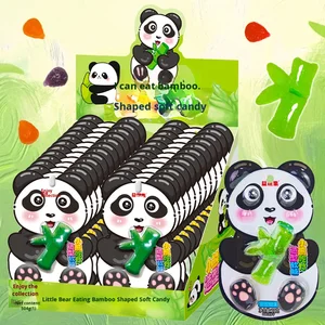 Pizza Bear Bamboo Soft Candy Toy Popular Children's Internet Celebrity Wholesale Box Packaging Mint Coated for Boys Girls