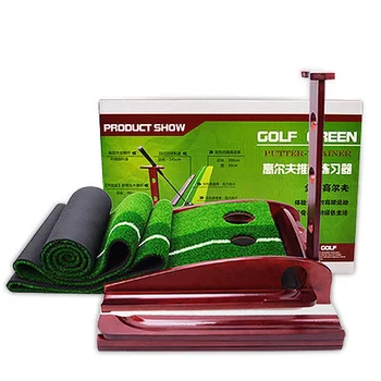 green indoor golf putting mat training aids mini golf carpet