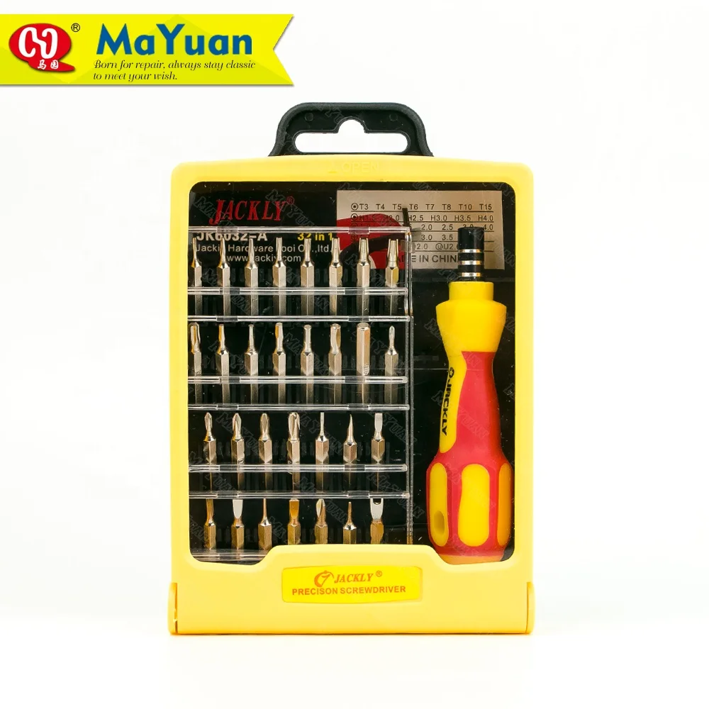 32 в 1 Набор сменных точных ручных отверток с пинцетом