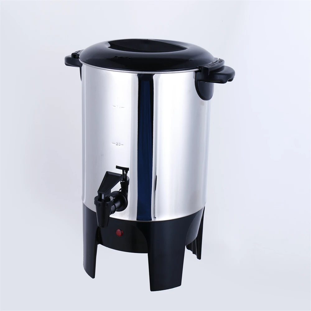 Home Kitchen Appliance 20 Cups Coffee Machine Wholesale Customized Coffee  Maker Pot Stainless Steel Automatic Coffee Percolator