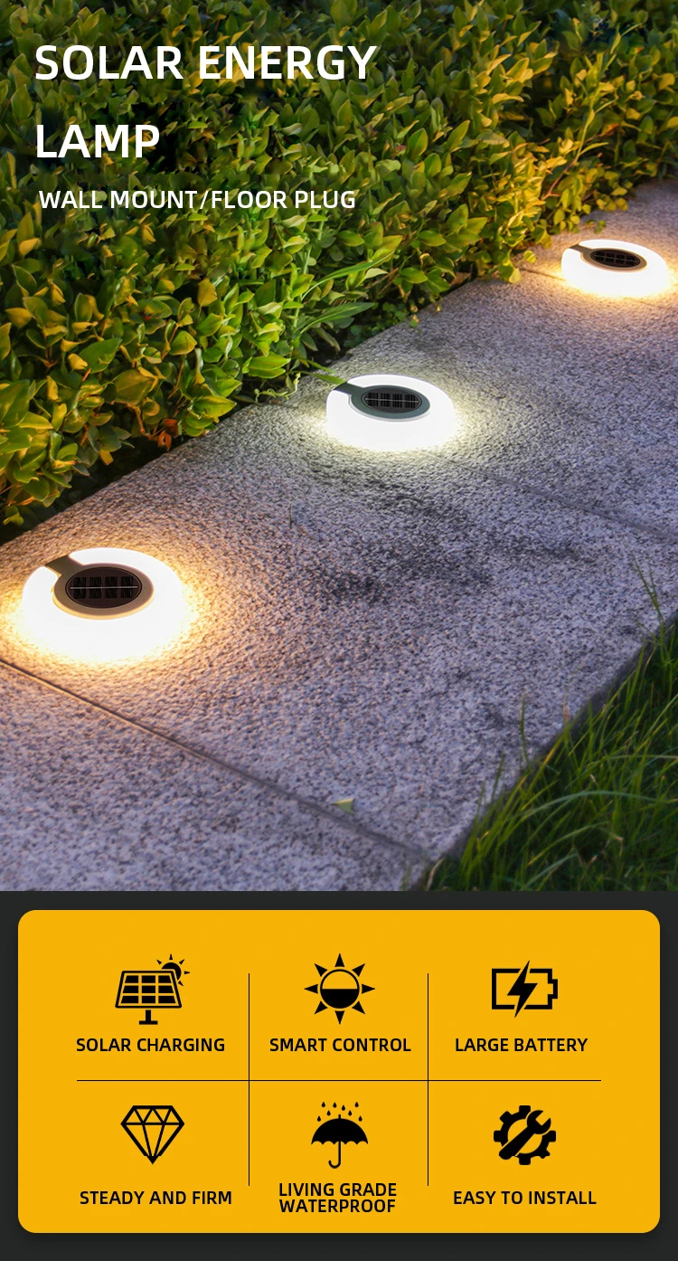 360 Degree Rotating Led Solar Powered Wall Light Outdoor Waterproof Led Holiday Decoration Light Solar Garden Light manufacture