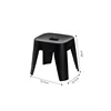 Taburete de baño grande negro 8059